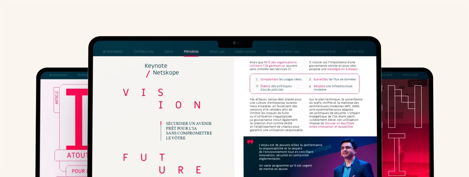 Présentation sur desktop pour ComeXposium