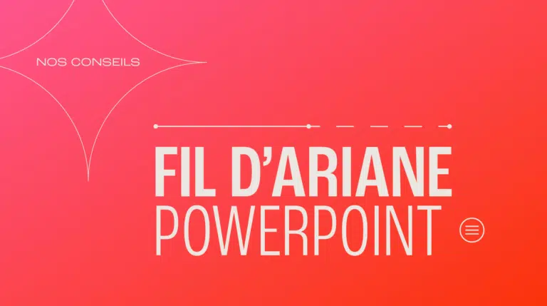 Fil d'Ariane dans un Powerpoint