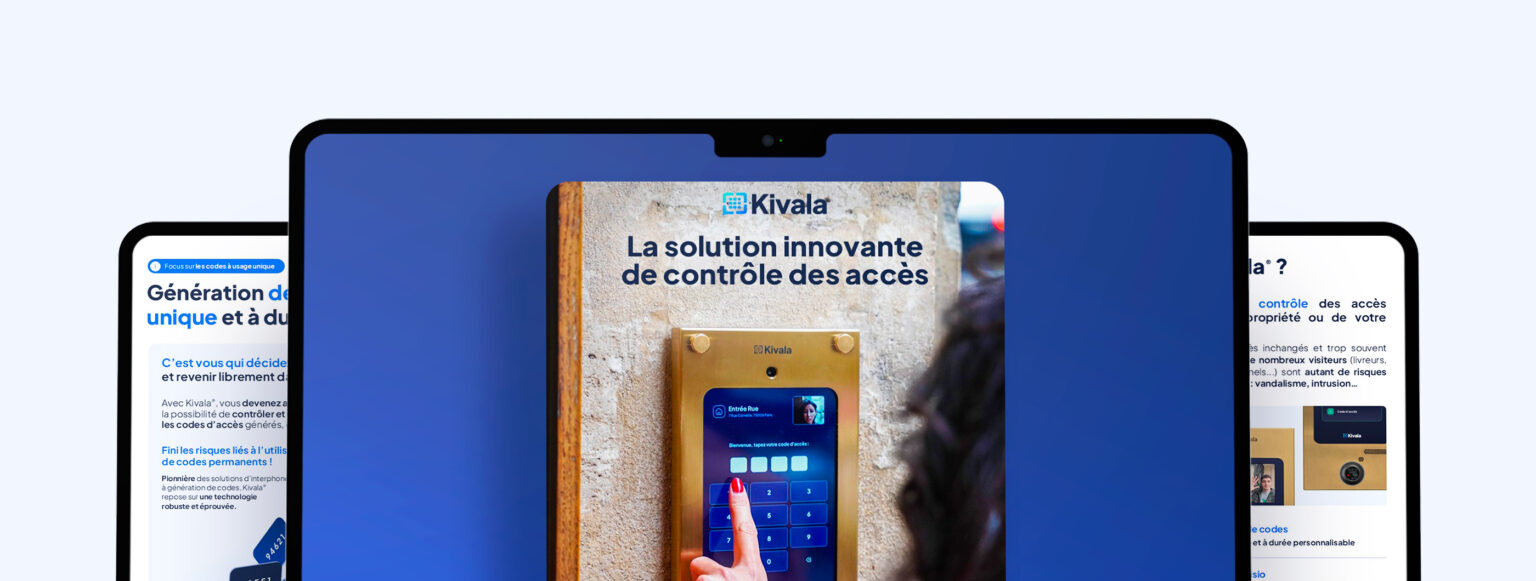 Plaquette commerciale pour Kivala